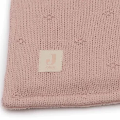 Jollein ledikantdeken cosy knit roze