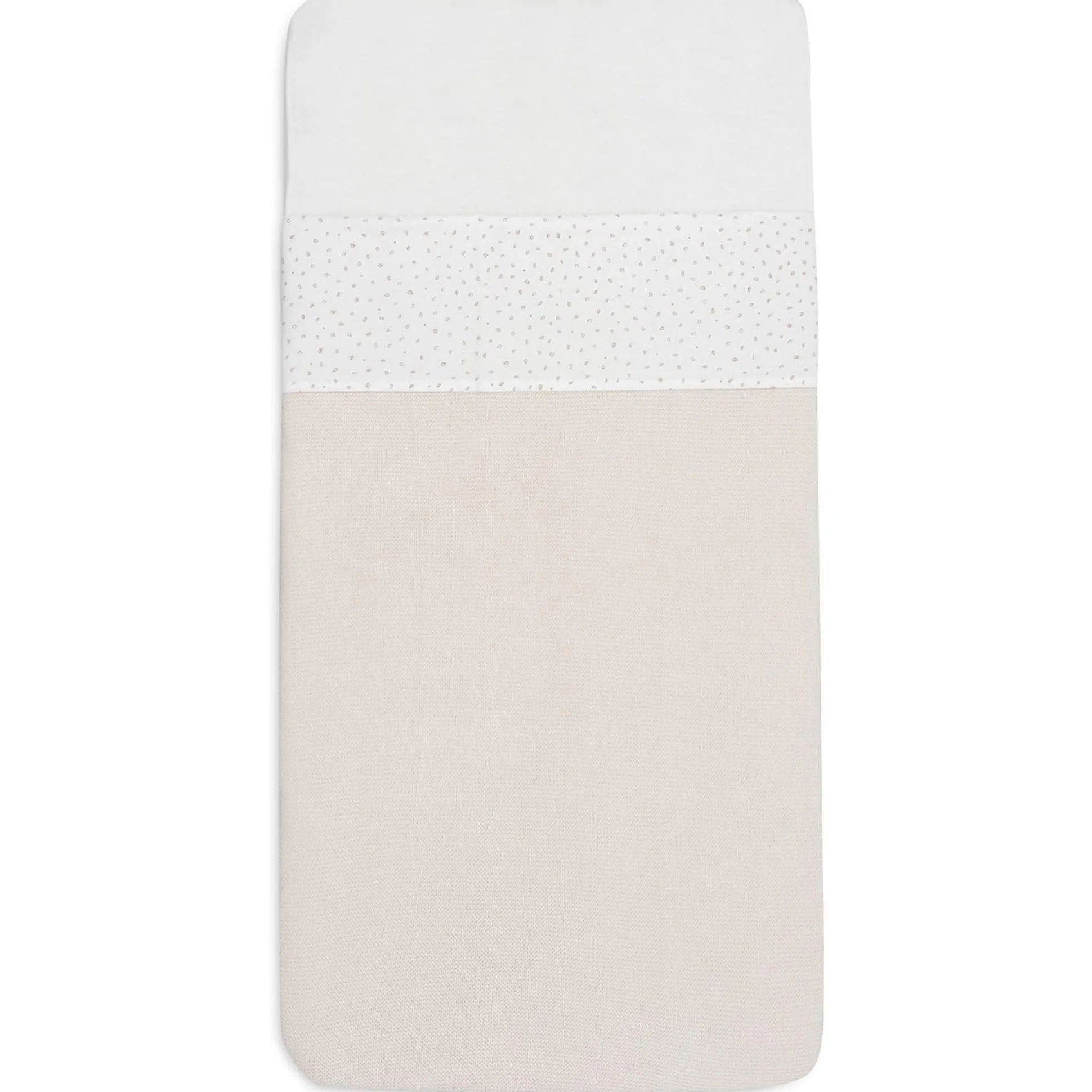 Jollein ledikantlaken leafy dreams wit