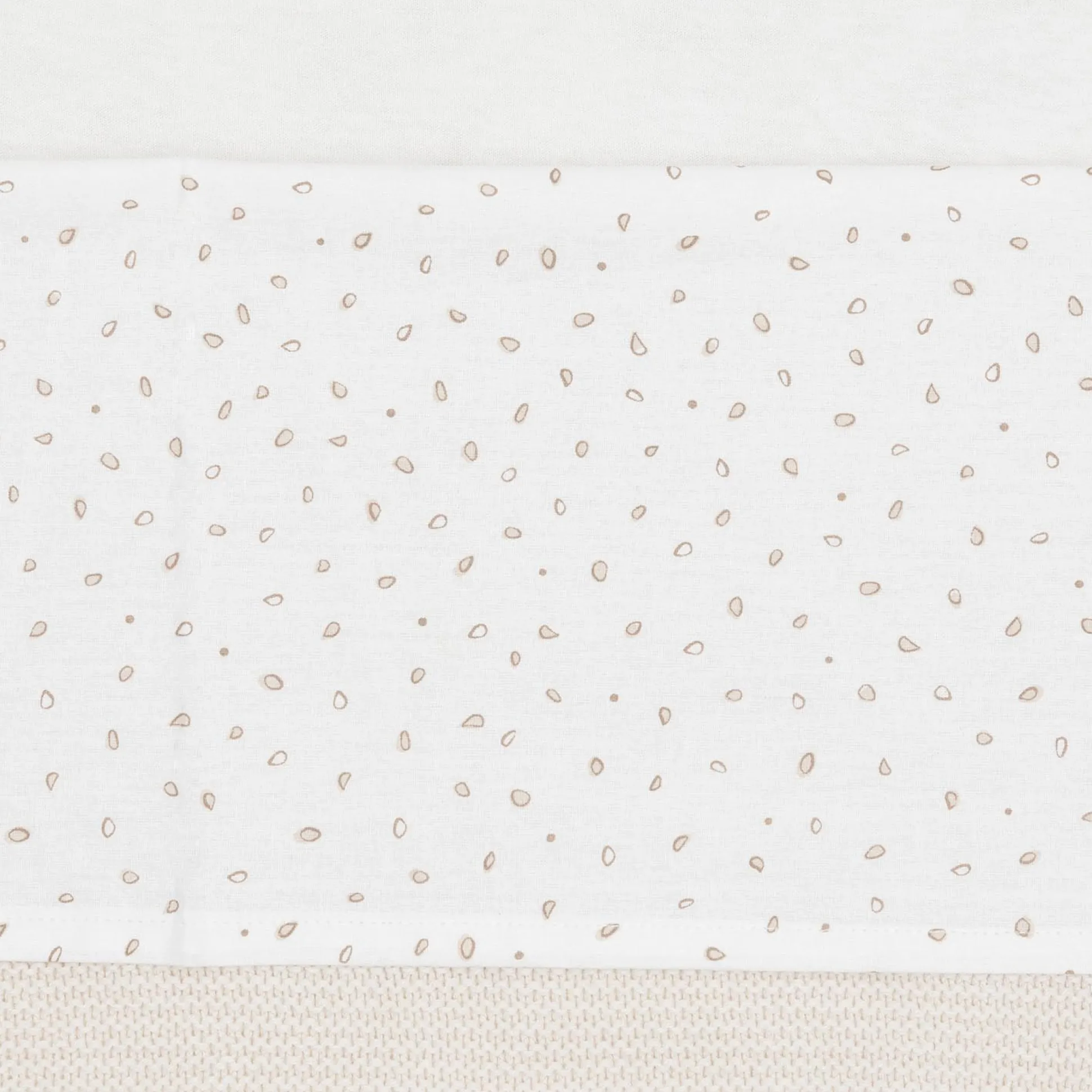 Jollein ledikantlaken leafy dreams wit