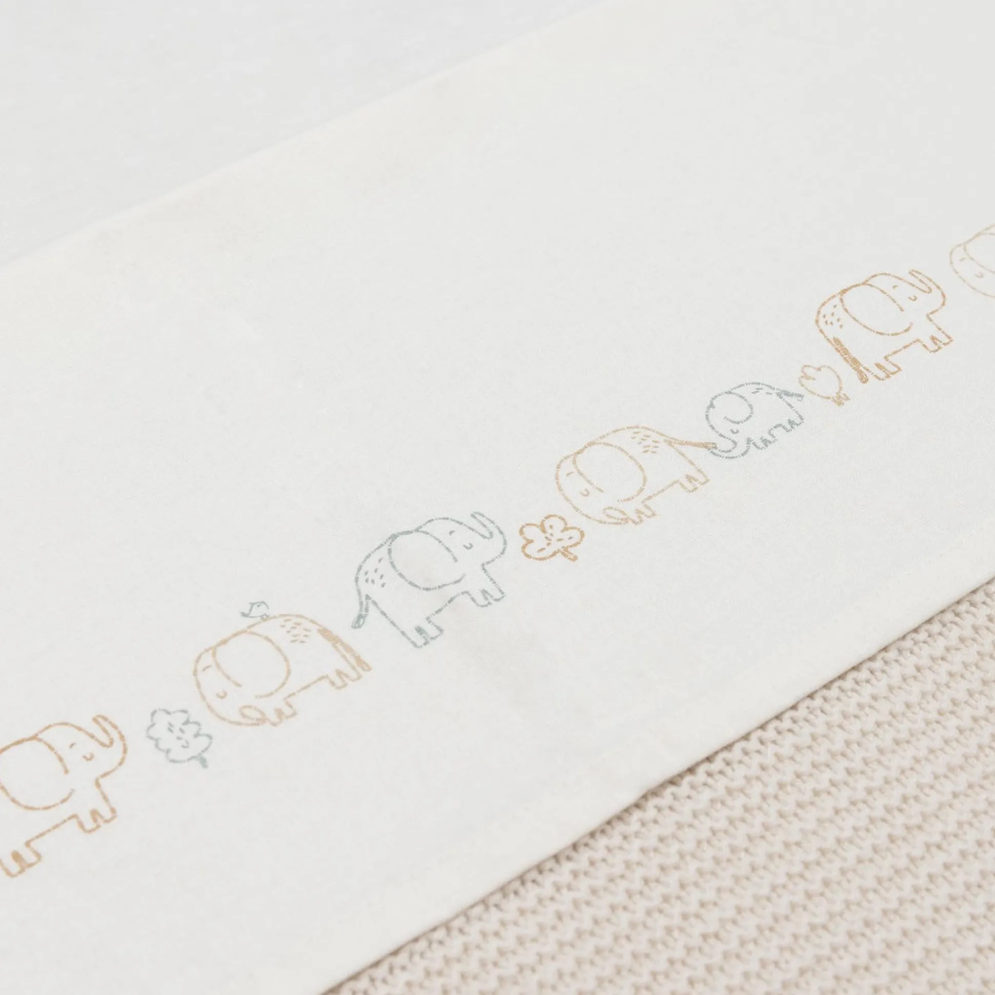 Jollein ledikantlaken olifant wit