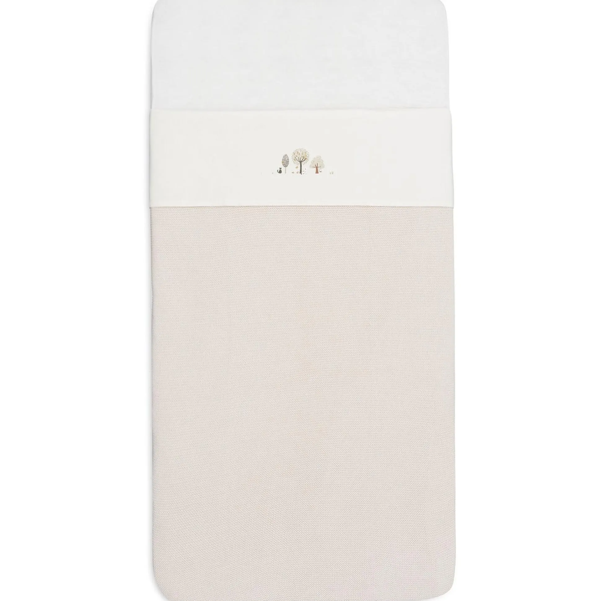 Jollein ledikantlaken Tiny Park wit