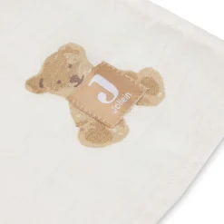 Jollein swaddle / hydrofiele doek Beer 2-pack  wit