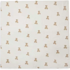 Jollein swaddle / hydrofiele doek Beer 2-pack wit