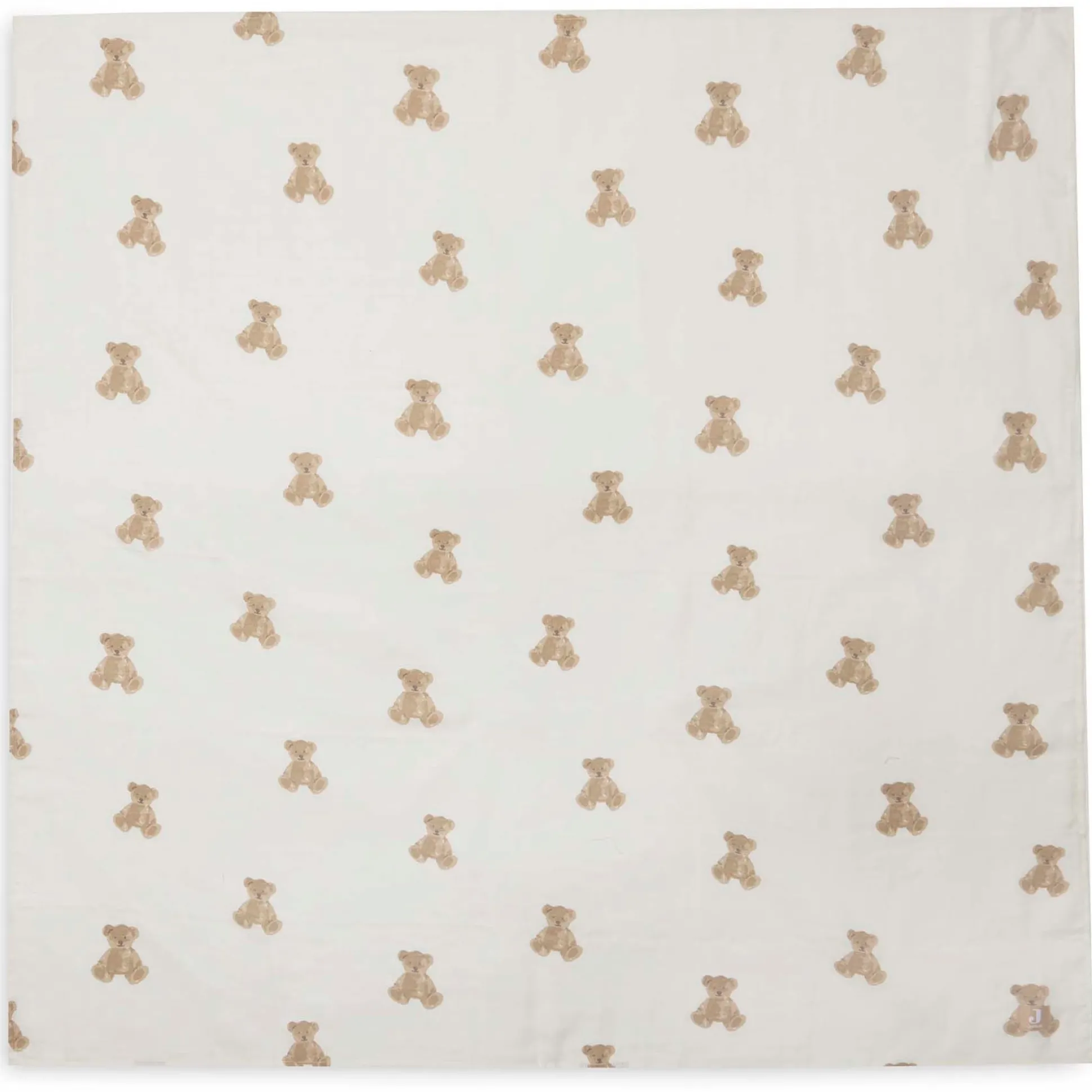 Jollein swaddle / hydrofiele doek Beer 2-pack wit