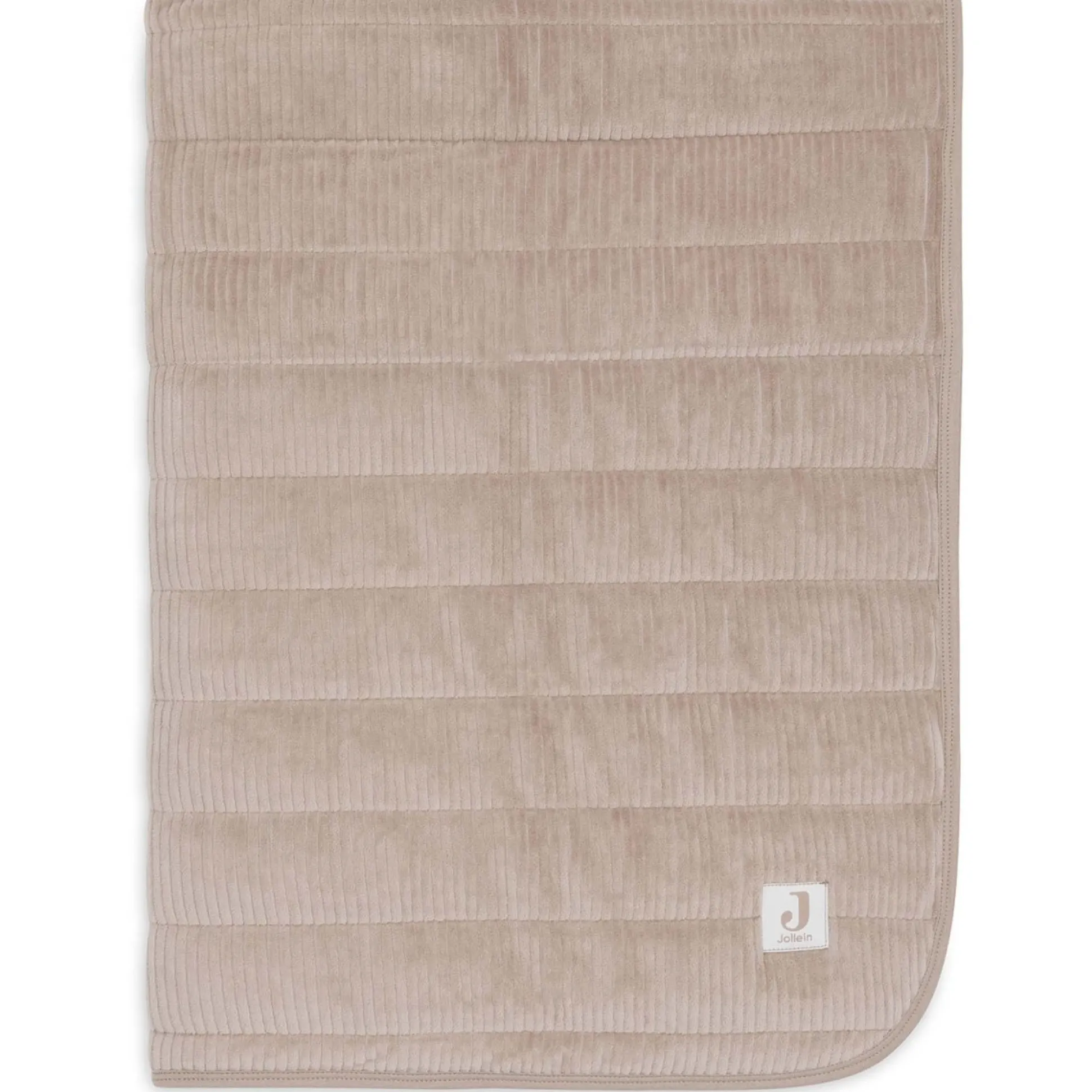 Jollein wieg deken Velvet Rib bruin