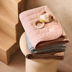 Jollein wieg deken Velvet Rib bruin