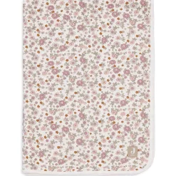 Jollein wiegdeken retro flowers wit