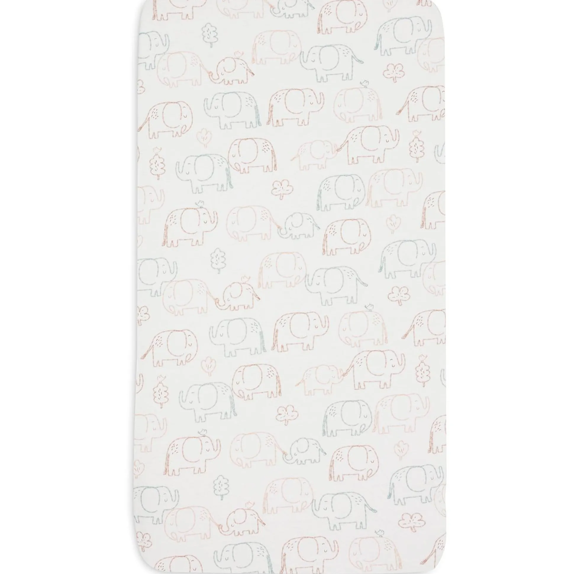 Jollein wieghoeslaken olifant wit