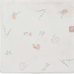 Jollein wieglaken lovely birds wit