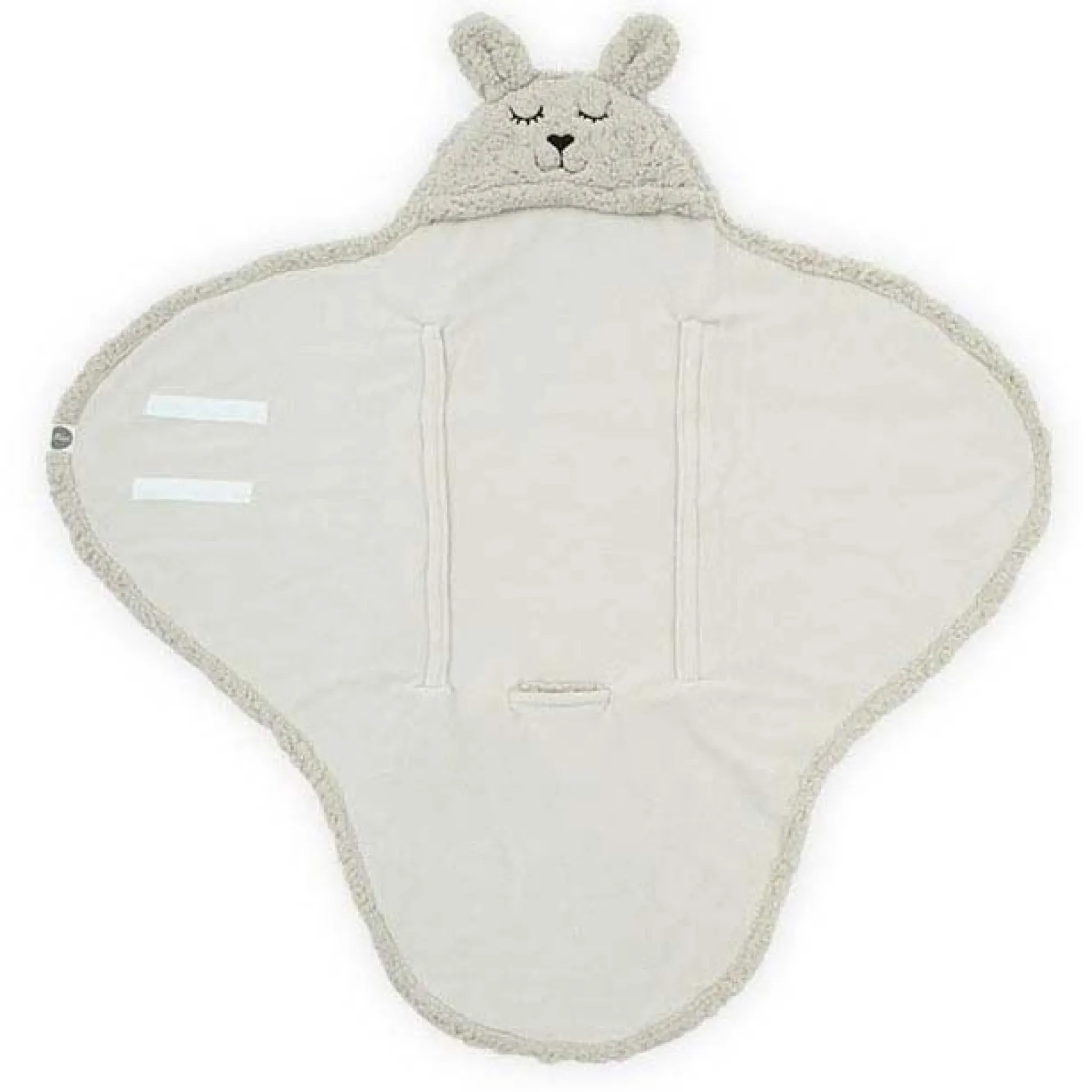 Jollein wikkeldeken Bunny grijs