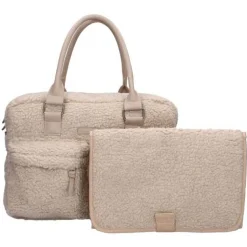 Kidzroom Hello Little One luiertas Light Beige Grey