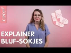 KipKep blijf sokjes 0-6m   wit