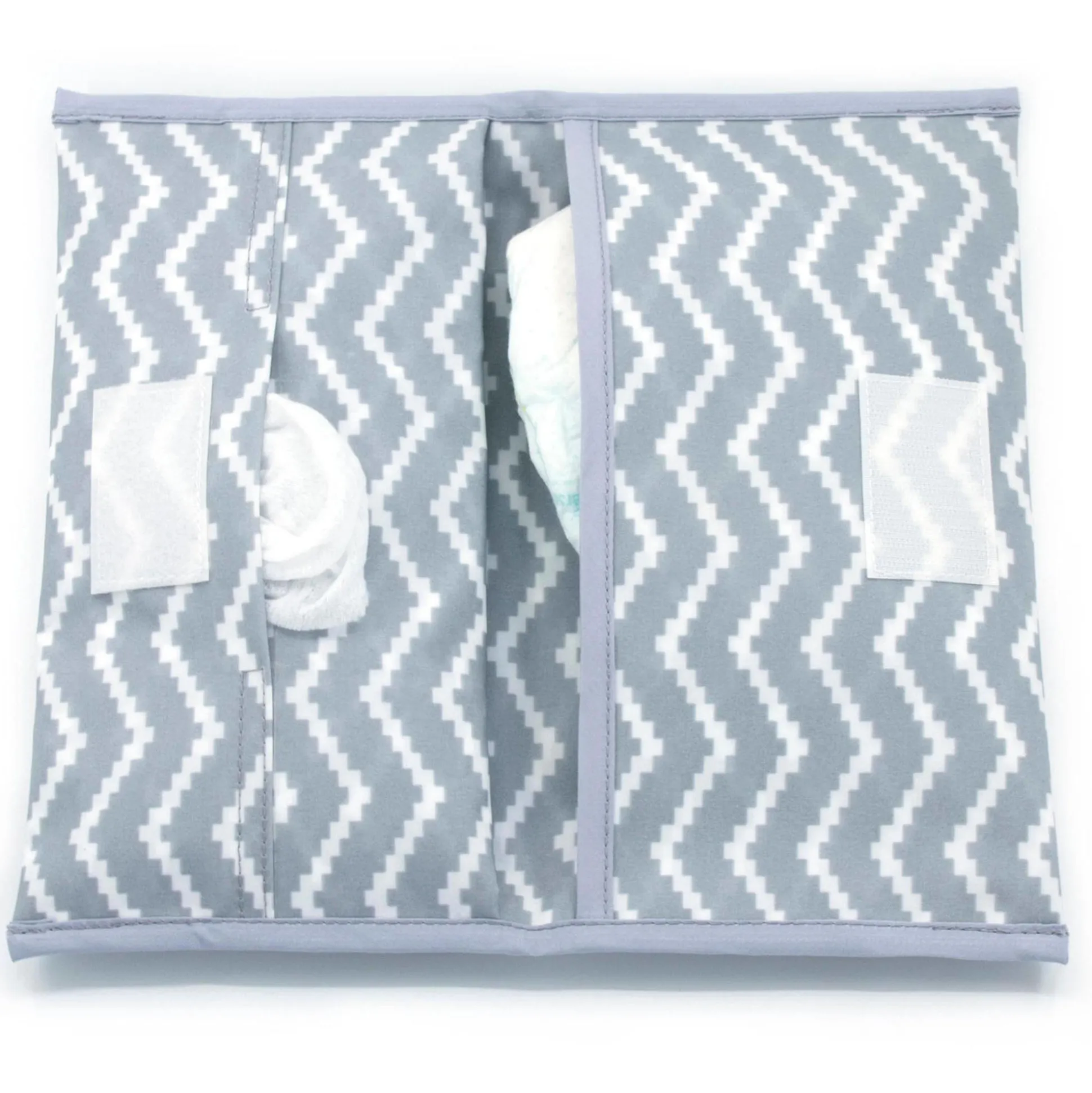 Kipkep luieretui Silver Grey