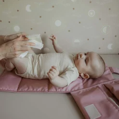 KipKep verschoningsmatje+luieretui combiset Mauve