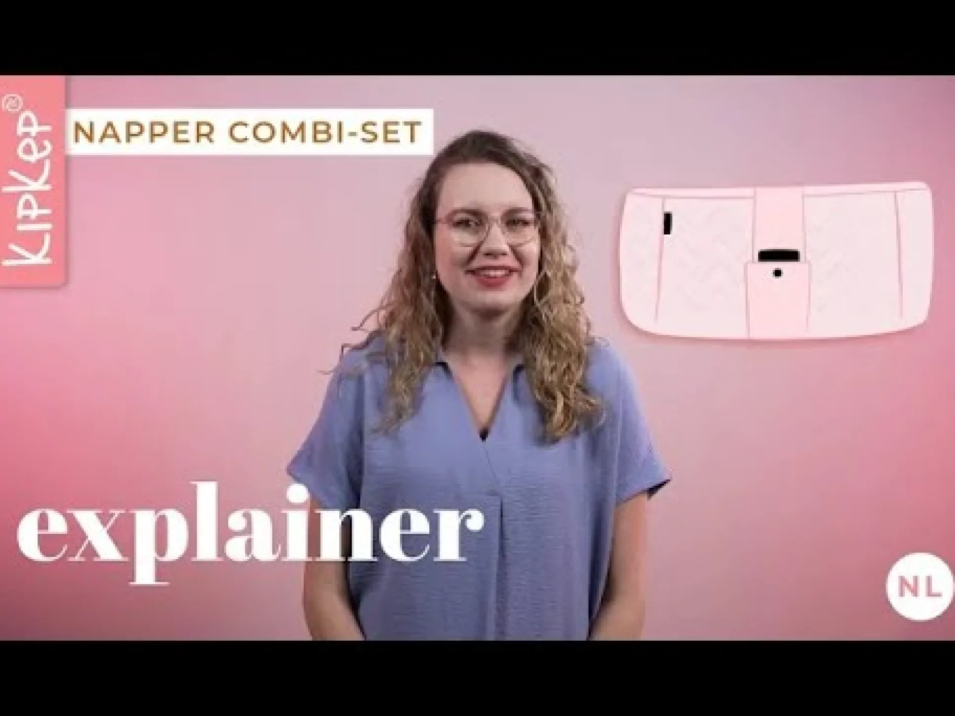 KipKep verschoningsmatje+luieretui combiset Sienna