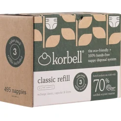 Korbell navullingen Classic 3-pack wit