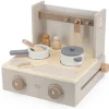 Label Label houten cooker / keuken set Beigebrown