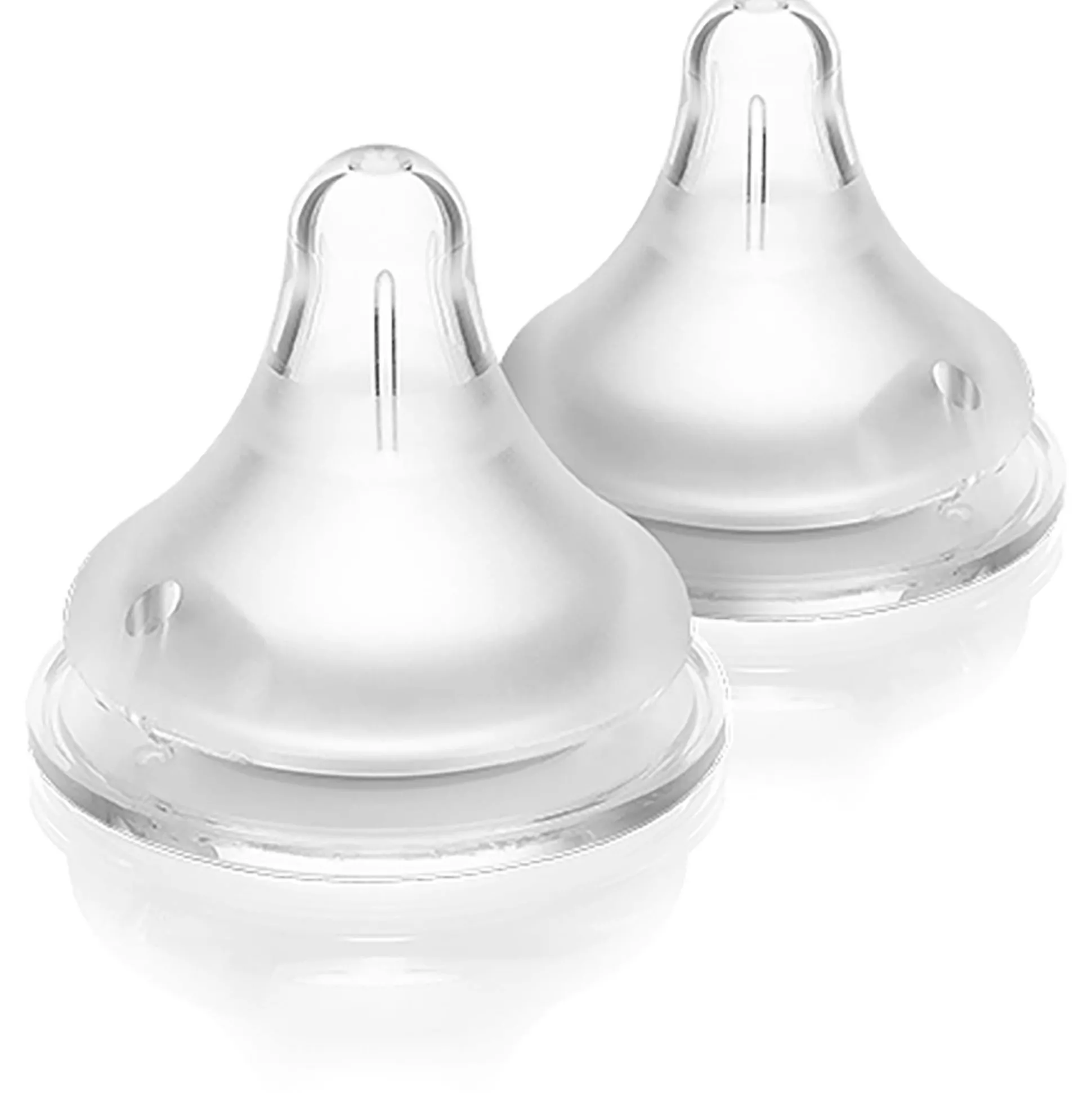 Lansinoh Natural Wave flesspeen Medium 2 stuks naturel