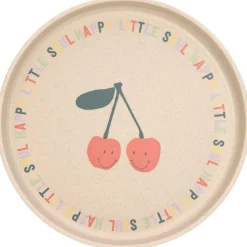 Lassig bordje happy fruits cherry roze