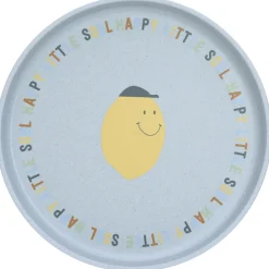 Lassig bordje happy fruits lemon blauw