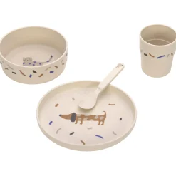 Lassig eetset little mateys beige