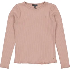 LEVV peuter shirt lange mouwen effen roze