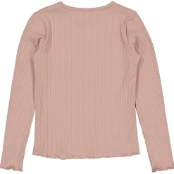 LEVV peuter shirt lange mouwen effen roze