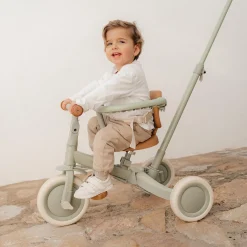 Little Dutch 4 in 1 twee- en driewieler fiets Green