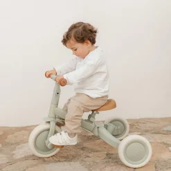 Little Dutch 4 in 1 twee- en driewieler fiets Green