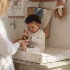 Little Dutch aankleedkussenhoes forest wonders wit