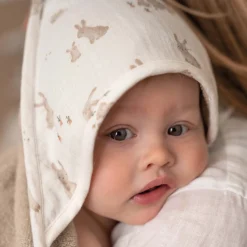 Little Dutch badcape Baby Bunny beige