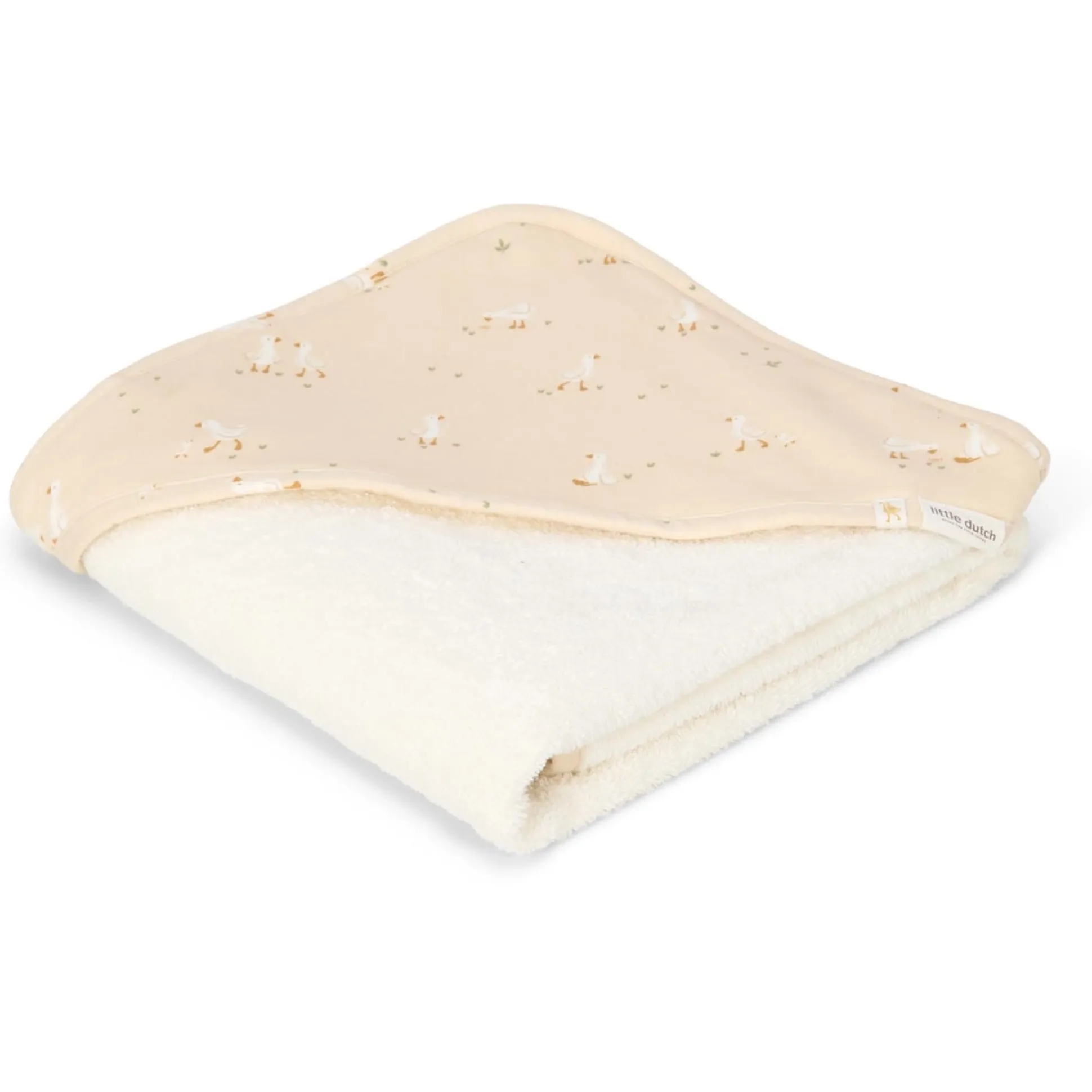 Little Dutch badcape Little Goose beige