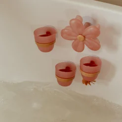 Little Dutch badwand bekers bloem Pink