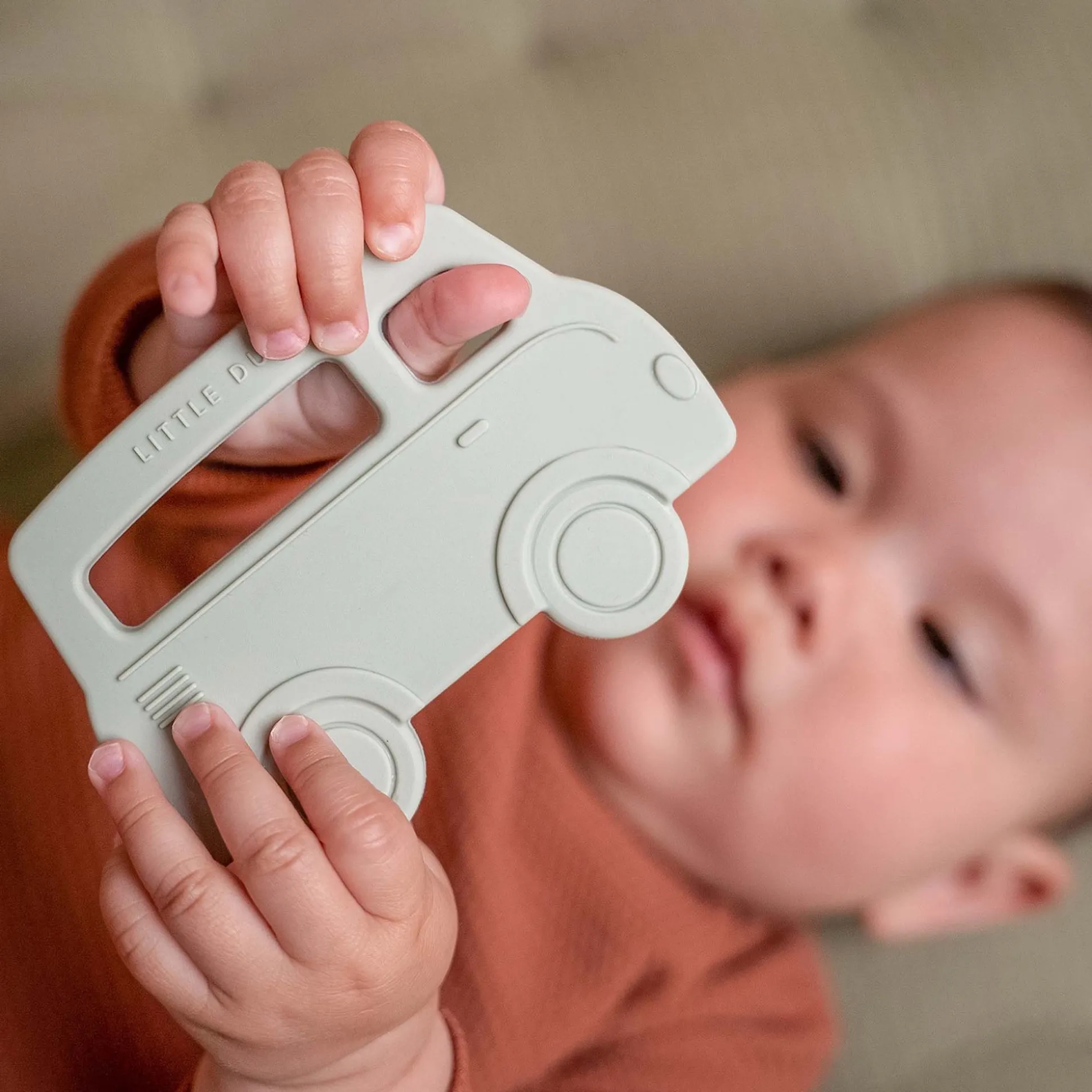 Little Dutch Bijtring Bus groen