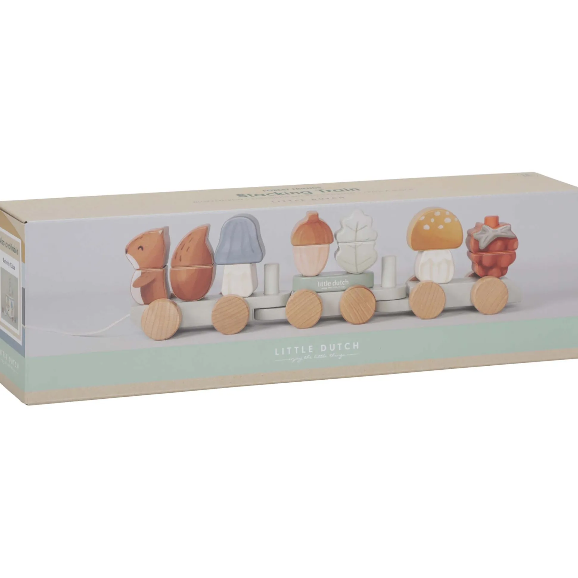 Little Dutch blokkentrein Eekhoorn Forest Friends Multi