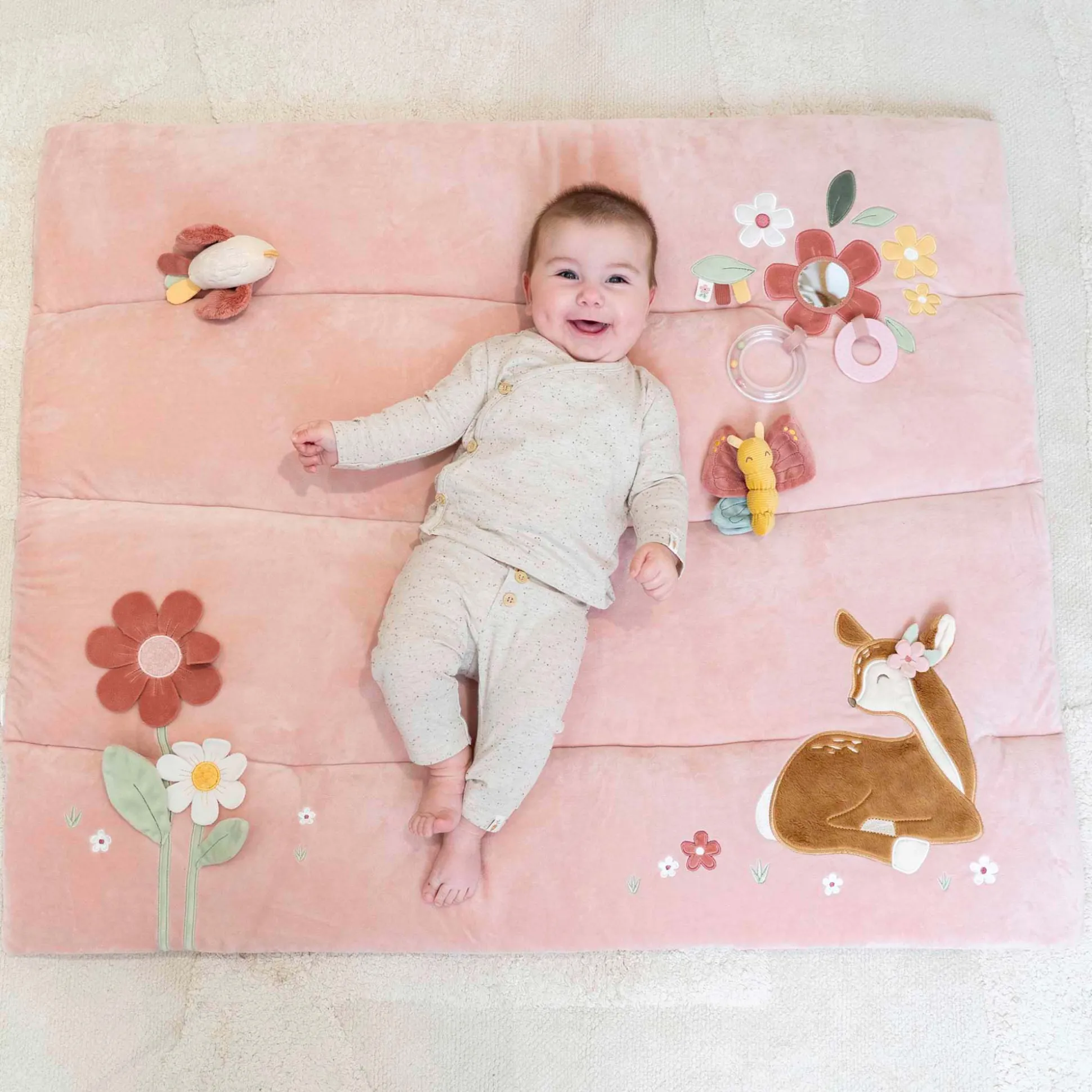 Little Dutch boxkleed Fairy Garden Soft Pink