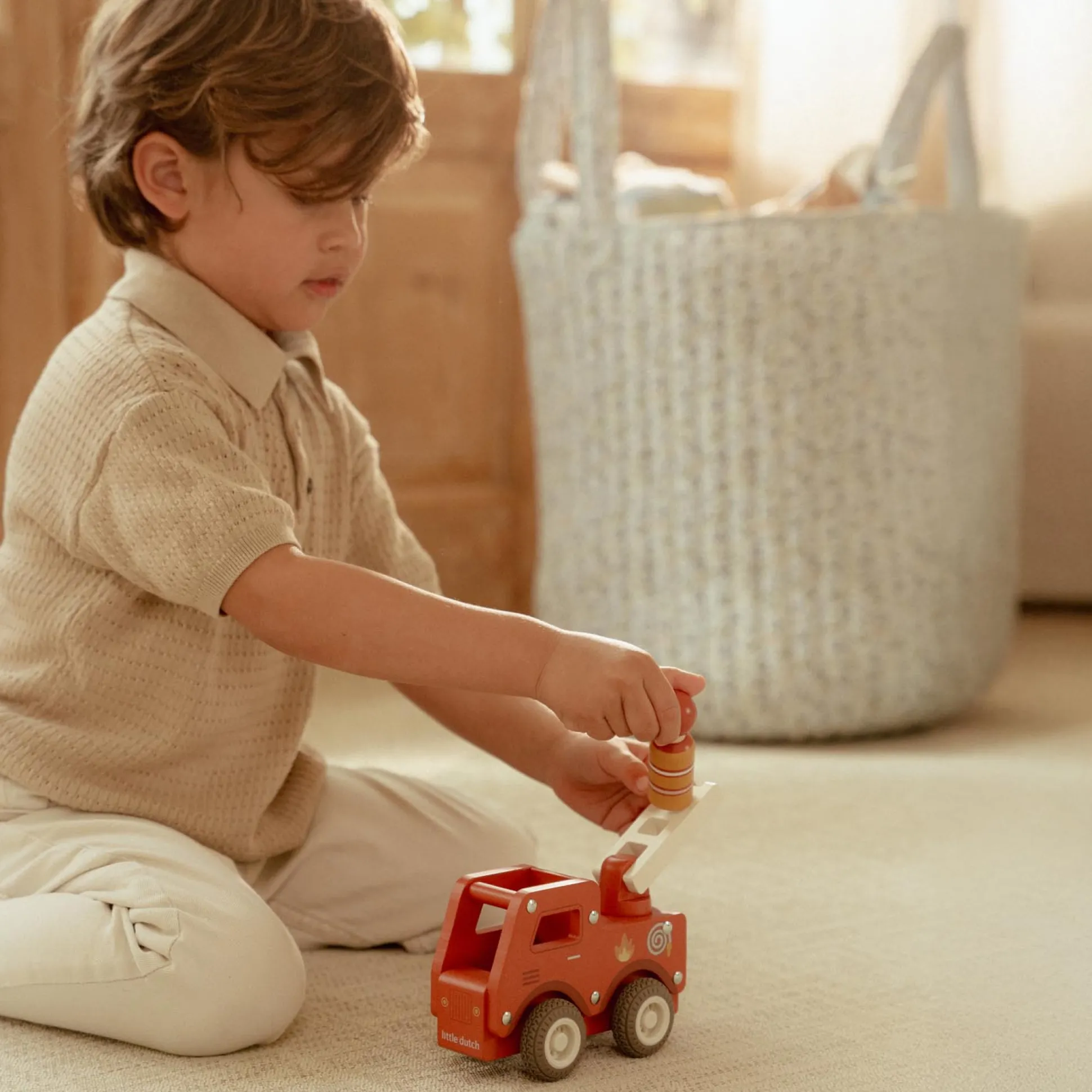 Little Dutch Brandweerwagen Red