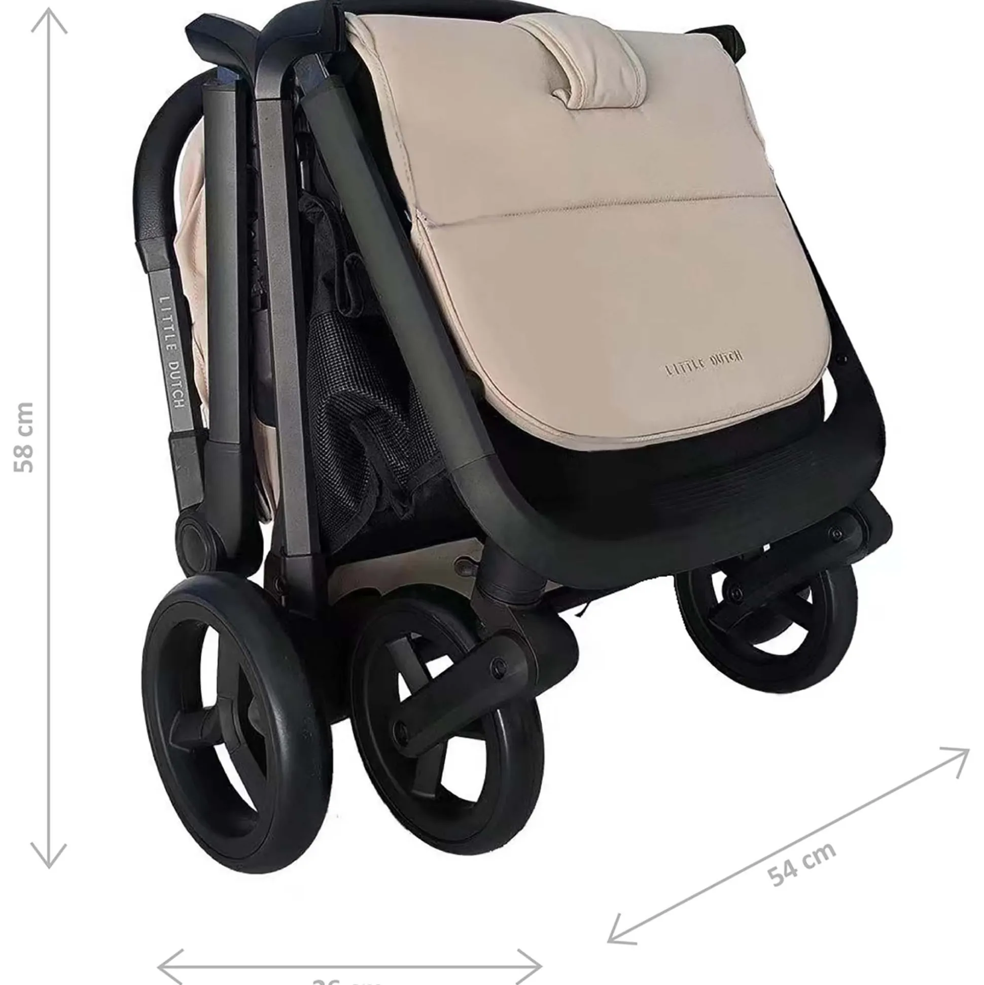 Little Dutch Buggy Beigebrown