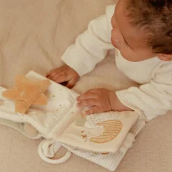 Little Dutch buggyboekje Newborn Naturals Goose Off-White