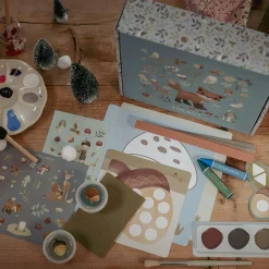 Little Dutch crea box Forest Friends Blue