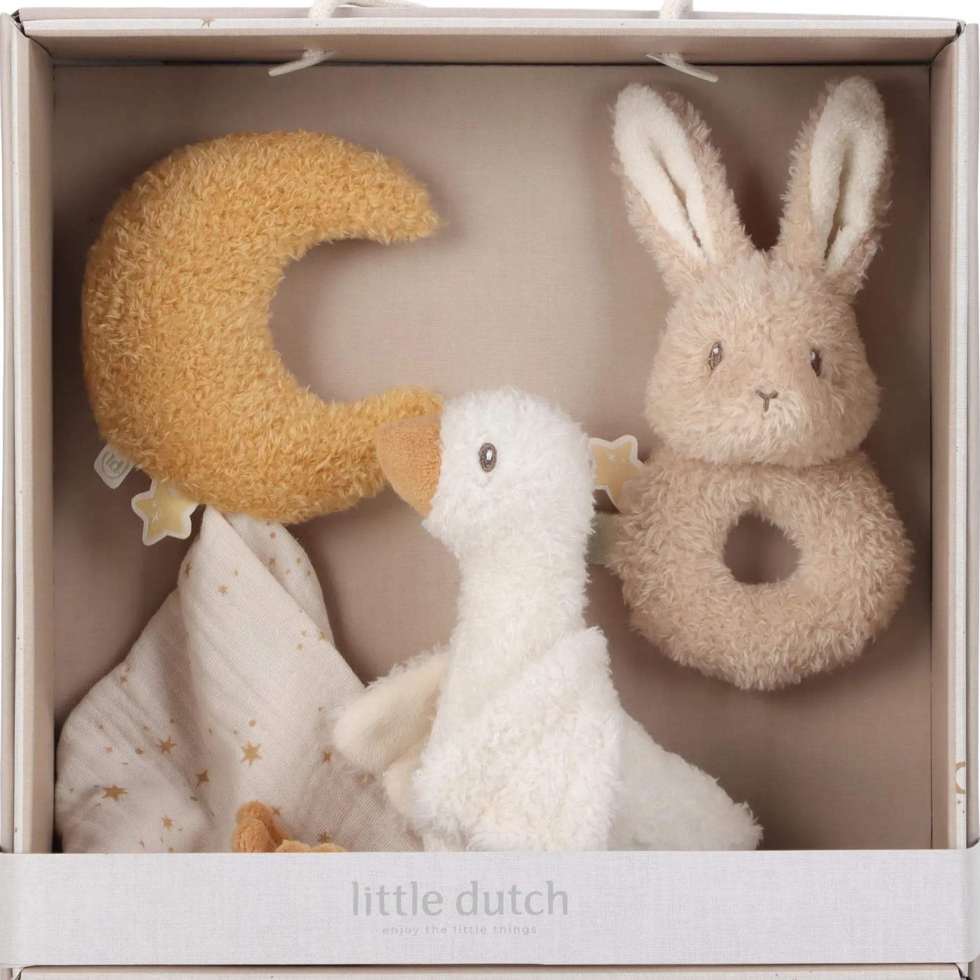 Little Dutch giftset Newborn Naturals Bunny Beigebrown