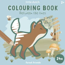 Little Dutch kleurboek Forest Friends Blue