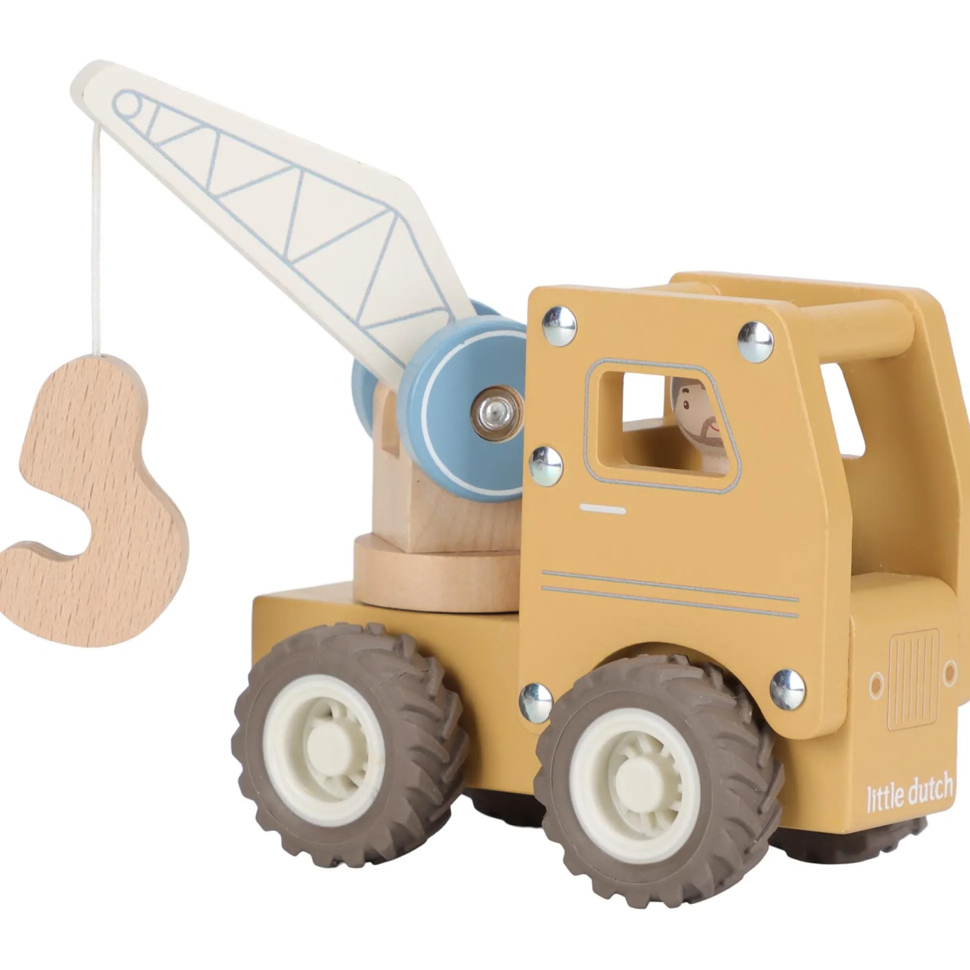 Little Dutch Kraanwagen Yellow