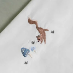 Little Dutch ledikantlaken forest wonder wit