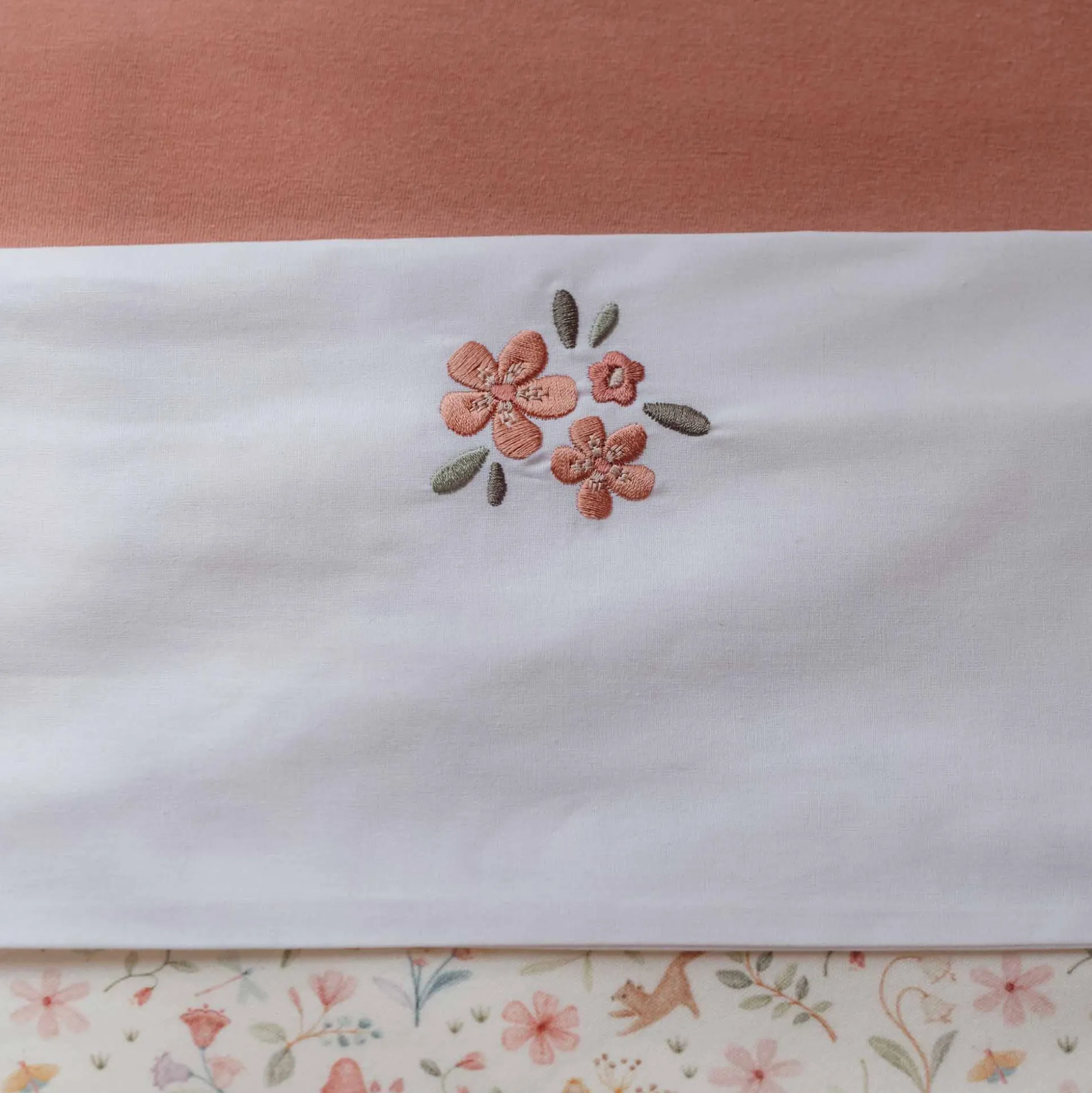 Little Dutch ledikantlaken fairy garden wit