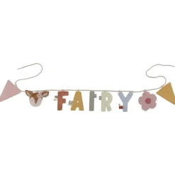 Little Dutch letterslinger bloem roze