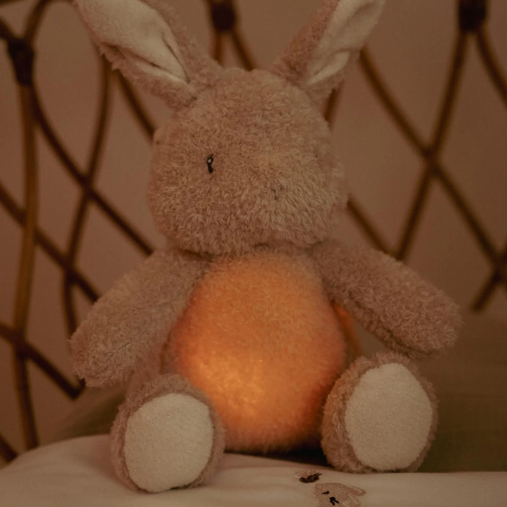 Little Dutch licht en geluid knuffel konijn multi