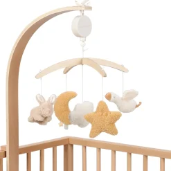 Little Dutch muziekmobiel Newborn Naturals Bunny Beigebrown