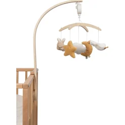 Little Dutch muziekmobiel Newborn Naturals Bunny Beigebrown