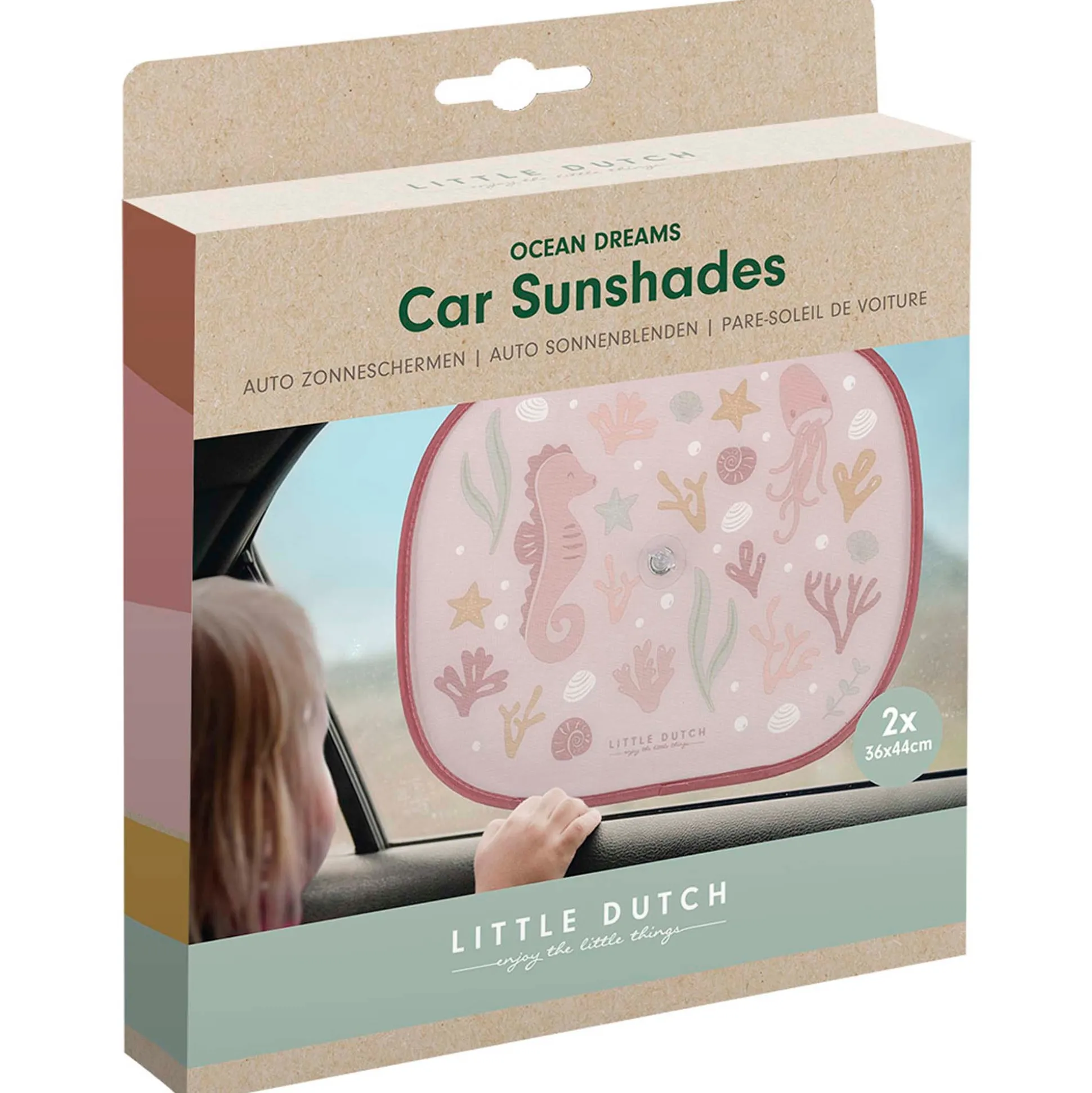 Little Dutch Ocean Dreams zonneschermpjes Pink